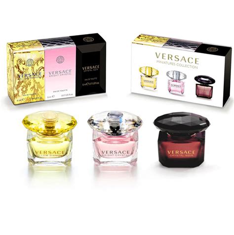 versace miniature collection india|versace mini 5ml set.